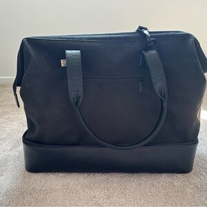 BEIS Black Weekender Travel Bag